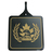 Black square resort tag