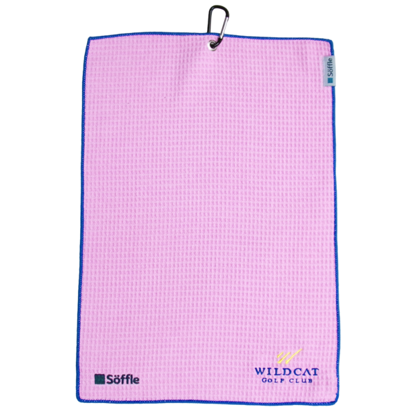 Towel soffle deep waffle 24x16 pink copy