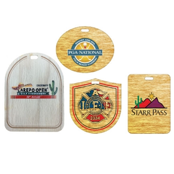 Wooden Bag Tags