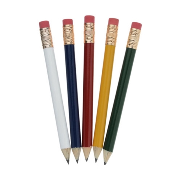 Round Pencils with Erasers